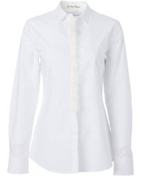 Le Sarte Pettegole - Cotton Shirt With Tinsel Trim - Lyst