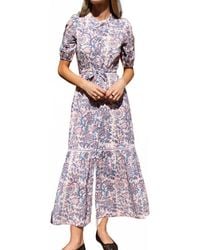 Emerson Fry Lucy 4 Basque Dress in Blue | Lyst