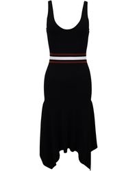 A.L.C. - A. L.C. Anders Handkerchief Hem Knit Midi Dress - Lyst