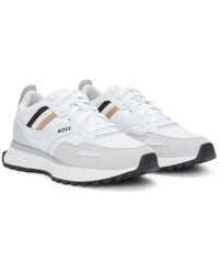 BOSS - Running-Style Trainers With Eva-Rubber Outsole - Lyst