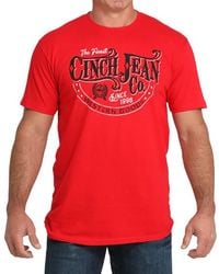 Cinch - Logo Short Sleeve Tee - Lyst