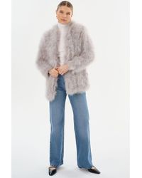 Lamarque - Rabea Feather Coat - Lyst