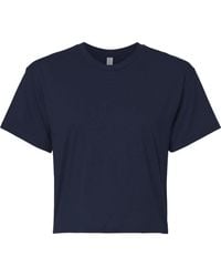 Next Level - Ideal Crop Top - Lyst