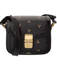 A.P.C. - Grace Mini Leather Shoulder Bag - Lyst