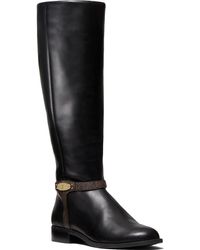 MICHAEL Michael Kors - Finley Leather Tall Mid-calf Boots - Lyst