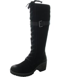 Vintage Foundry - Naomi Zipper Leather Knee-High Boots - Lyst