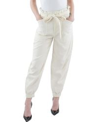 Polo Ralph Lauren - Linen Ankle Paperbag Pants - Lyst