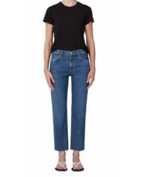 Agolde - Kye Straight Crop Jeans - Lyst