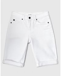 Kancan - Mid Rise Cuffed Bermuda Short - Lyst