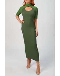 Wynn Hamlyn - Loop Layered Knit Dress - Lyst