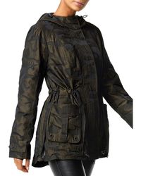 BLANC NOIR - Camouflage Polyester Windbreaker Jacket - Lyst