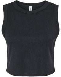 Bella Canvas - Micro Rib Muscle Crop Tank - Lyst