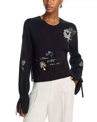 Cinq À Sept - Tasha Heritage Patch Sweater - Lyst