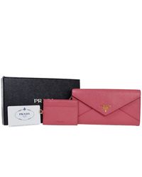 Prada - Leather Wallet (pre-owned) - Lyst
