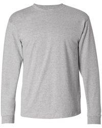 Hanes - Authentic Long Sleeve T-shirt - Lyst