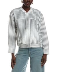 Vince Camuto - Snap Front Bomber Jacket - Lyst