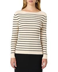 French Connection - Striped Knit Pullover Sweater - Lyst
