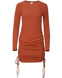 By Together - Ruched Ribbed Stretch-Modal Mini Dress - Lyst