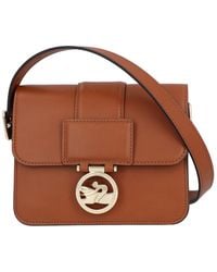 Longchamp - Box-trot Leather Shoulder Bag - Lyst