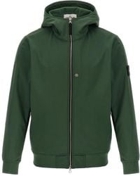 Stone Island - 'Soft Shell-R E. Dyetechnology' Jacket - Lyst