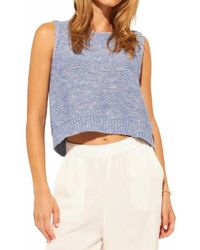 John + Jenn - Martino Tie Back Sleeveless Sweater - Lyst