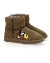 MOA - Mickey Faux Fur Boots - Lyst