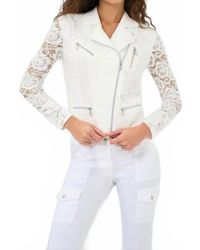 Anatomie - Solita Lace Moto Jacket - Lyst
