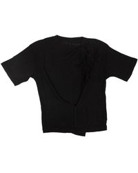 Unravel Project - Silk Pintuck T-shirt - Lyst