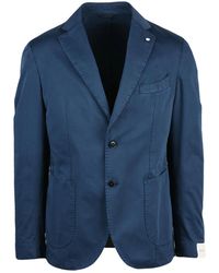 L.B.M. 1911 - Cotton Canvas Jacket With Button Closure And Unlined Interior - Lyst