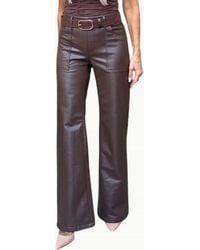 Bevy Flog - Christine Vegan Leather Pull On Pants - Lyst