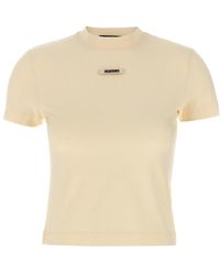 Jacquemus - 'Le T-Shirt Gros-Grain' T-Shirt - Lyst