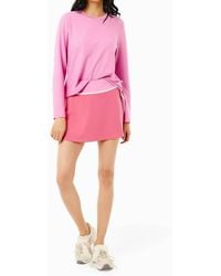 Addison Bay - Smooth Sport Seamed Flounce Skorts - Lyst