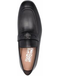 Ferragamo - Ferragamo Madison Leather Penny Loafers - Lyst