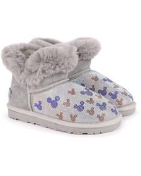 MOA - Microstud Mickey Winter Boots - Lyst