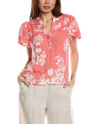 Nanette Lepore - Flutter Sleeve Blouse - Lyst