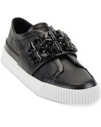 Karl Lagerfeld - Jules Leather Slip On Casual And Fashion Sneakers - Lyst