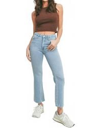 Just Black Denim - High Rise Crop Flare Jeans - Lyst