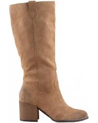Oasis Society - The Roxanne High Knee Western Bucket Boot - Lyst