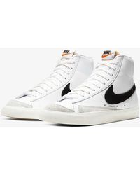 Nike - Blazer Mid '77 Cz1055-100 Sail Black Basketball Shoes Moo232 - Lyst