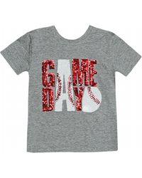 Belle Cher - Girl's Sequin Baseball Tee - Lyst