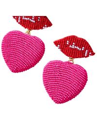 Mignonne Gavigan - Kiss Kiss Beaded Drop Earrings - Lyst