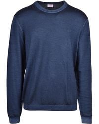 Sun 68 - Crew Neck Merino Wool Sweater - Lyst