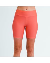Calypsa - High Waisted Mid-Thigh Swim Shorts - Lyst