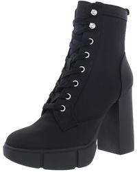 Steve Madden - Hani Ankle Booties Combat & Lace-up Boots - Lyst