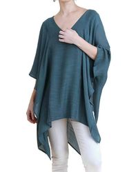 Umgee - V-Neck Caftan Tunic - Lyst