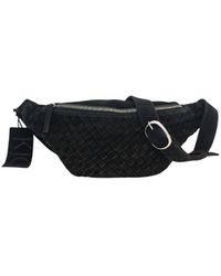 KJC - Haydn Woven Suede Crossbody Bag - Lyst
