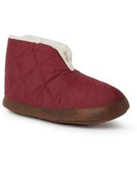 Dearfoams - Haven Warm Up Nylon Bootie - Lyst