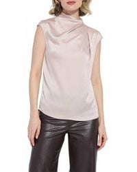 Lyssé - Aisha High Neck Blouse - Lyst