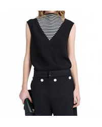 Proenza Schouler - Matte Viscose Crepe Prescott Top - Lyst
