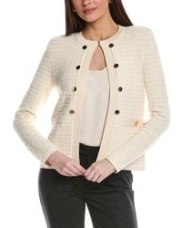 St. John - Donna Knit Tweed Wool-Blend Jacket - Lyst